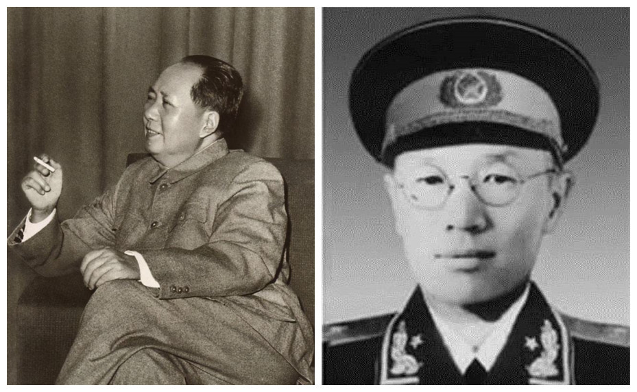 万毅到西柏坡参加七届二中全会，吃饭的时候，他去晚了，只有毛主席身边还有一个空位置