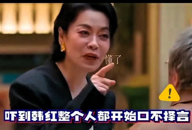 一物降一物一物降一物。韩红面对毛阿敏指着她鼻子指责她，吓得一句话不敢说，只