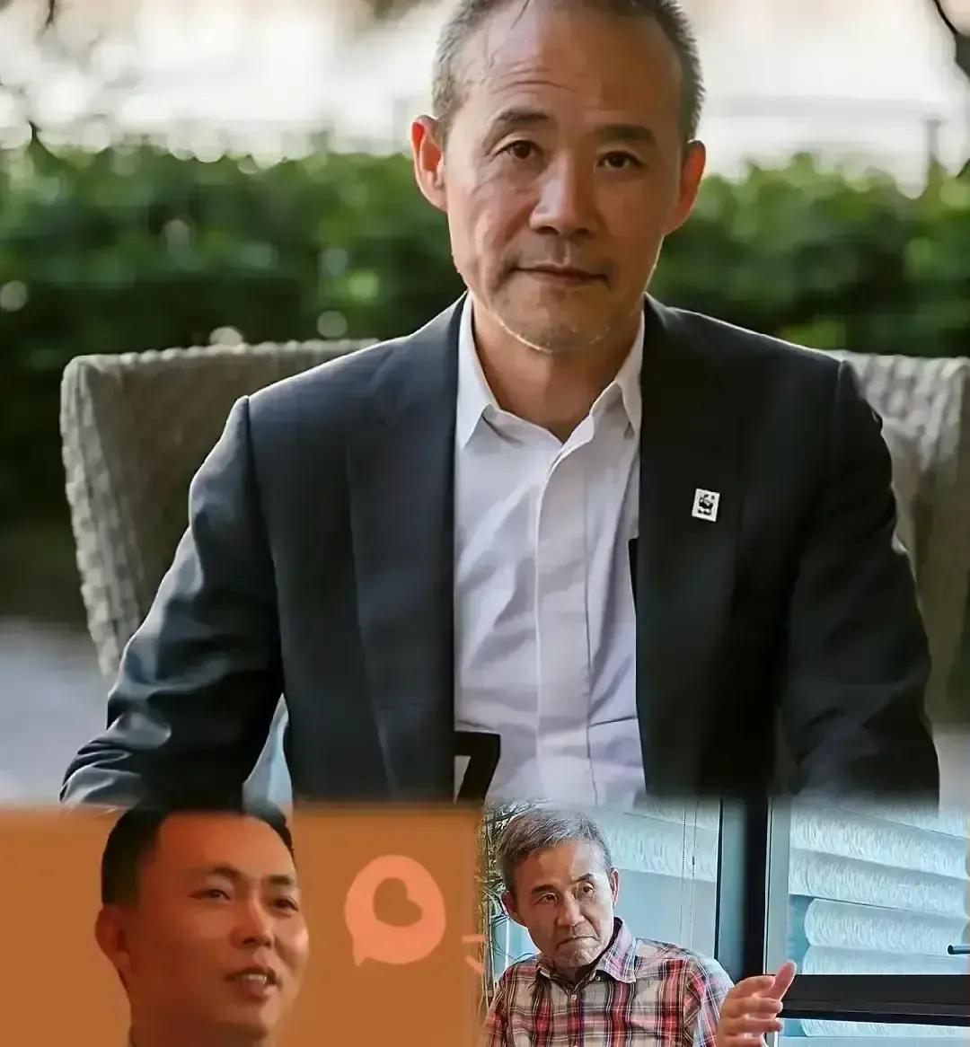 段永平离场前拍了拍王石肩膀，凑过去小声说“对自己好点”镜头里王石先愣住，嘴角扯了