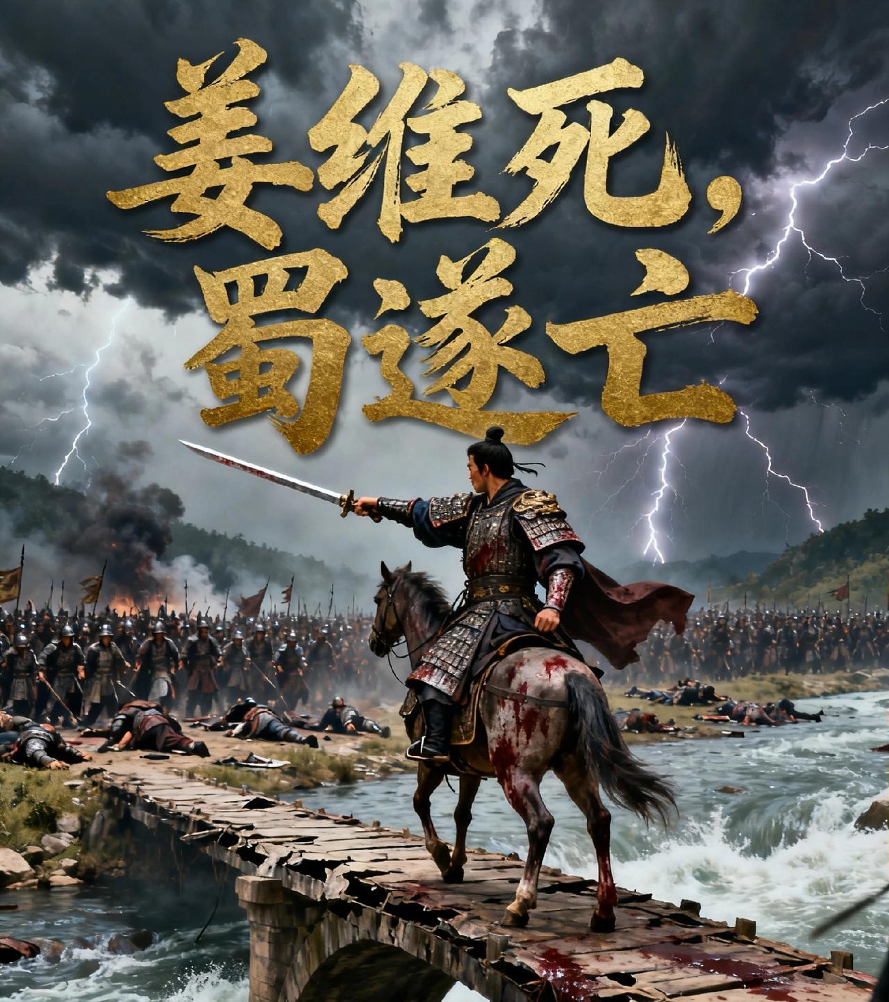 姜维死，蜀遂亡，他不负丞相，不负蜀汉，计不成，真乃天命！后世总说“姜维死，蜀遂
