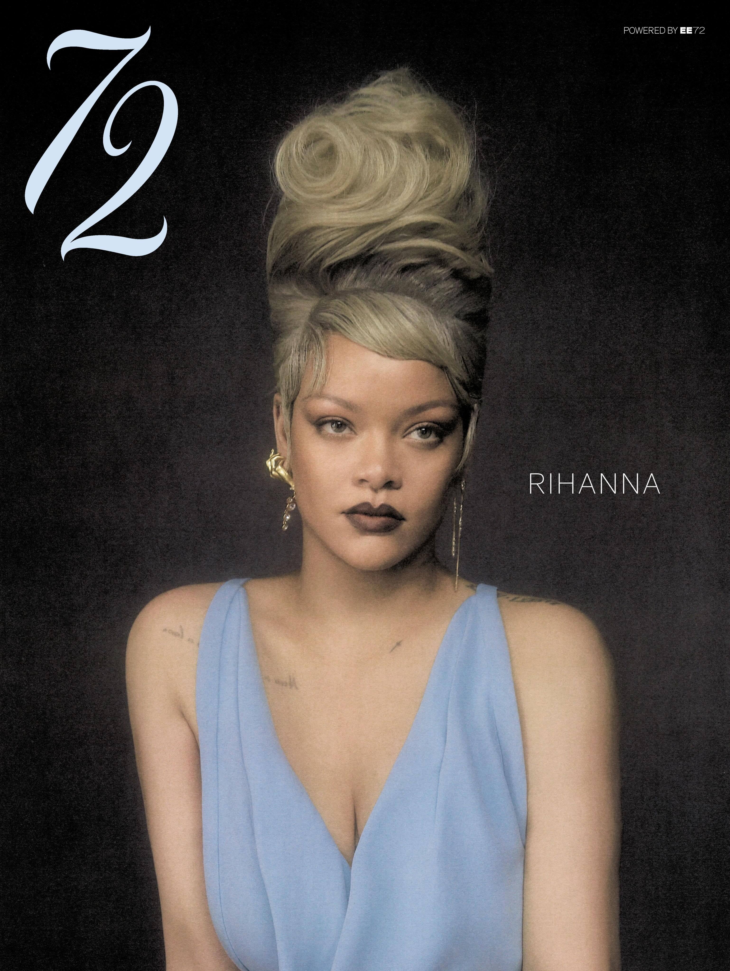 不错！Rihanna亮相72Magazine夏季刊的更多大片揭晓，化