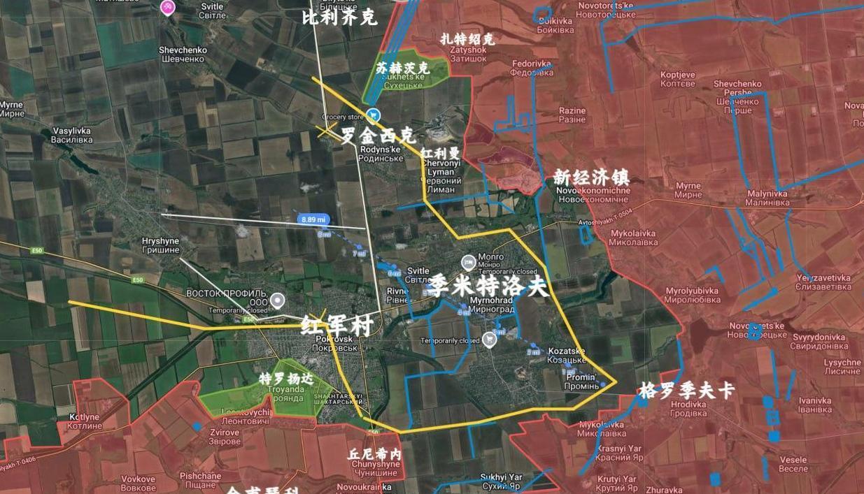 发现了一个很恐怖的事情，这一次，俄军在红军城的包围圈，包围范围特别的大。比以往任