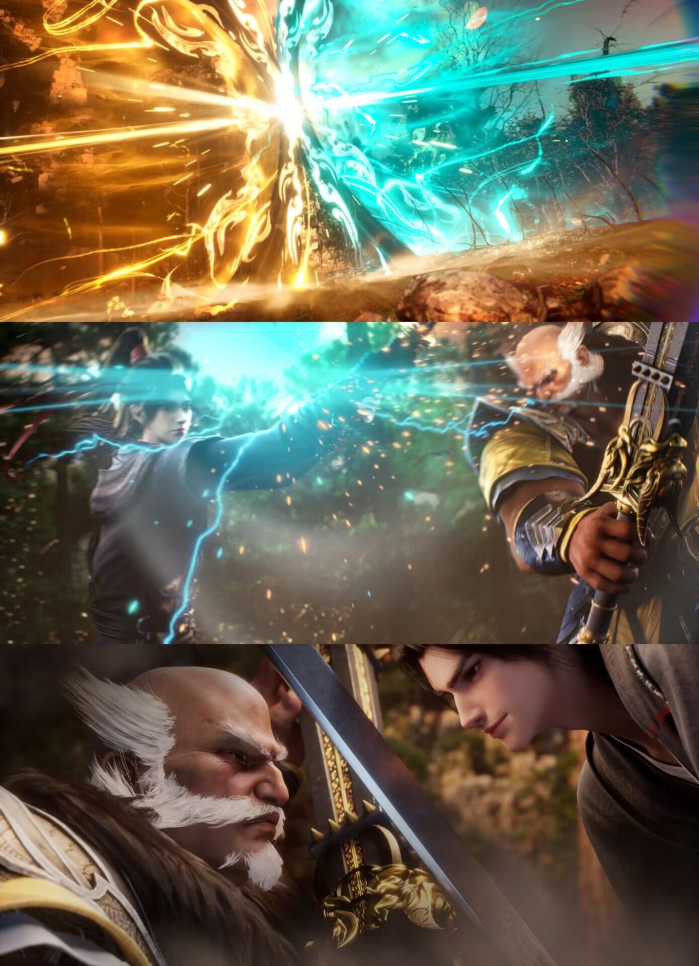 动漫国漫水墨打戏最神的一集 一人安利一部动漫《沧元图》第三季开播这次真的给我打