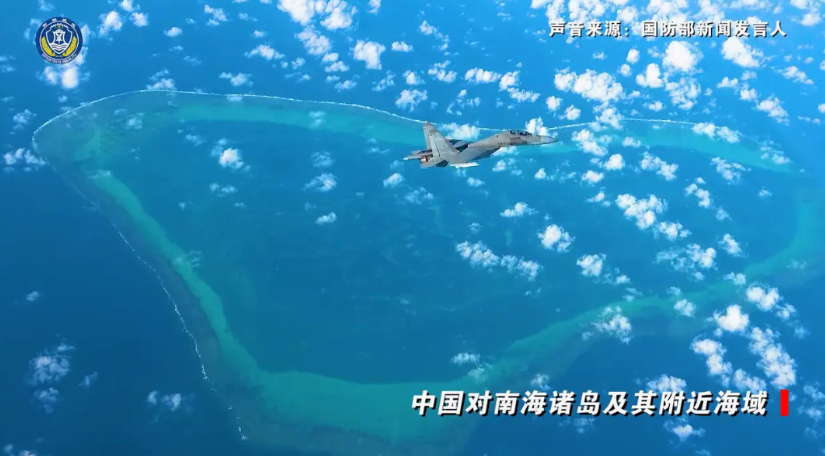 中国空军歼-16重型战斗机或首次遭遇到美军F-35C舰载机！2025年7月3日，