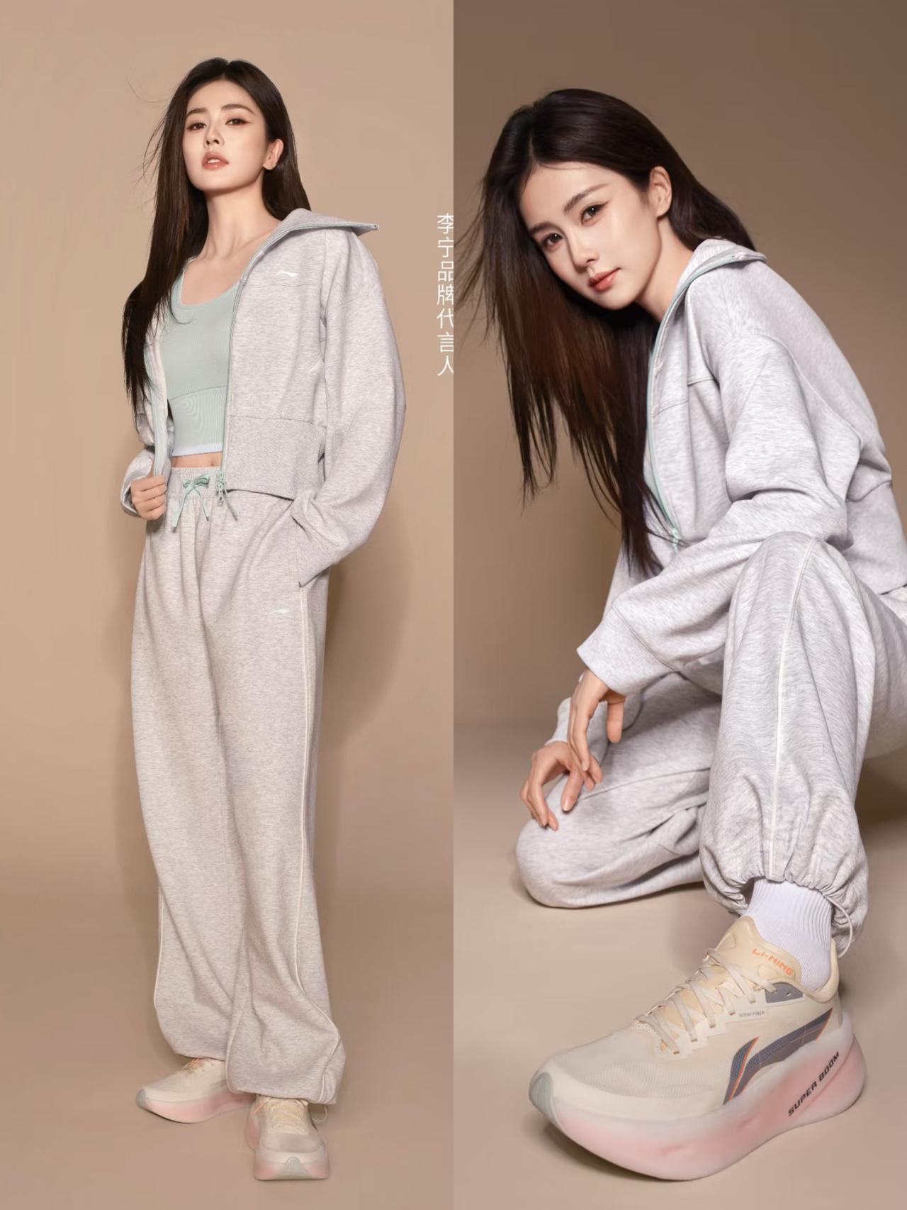 李宁选择白鹿还真不是因为白鹿名气大而是因为白鹿的脚小，穿运动鞋​是真