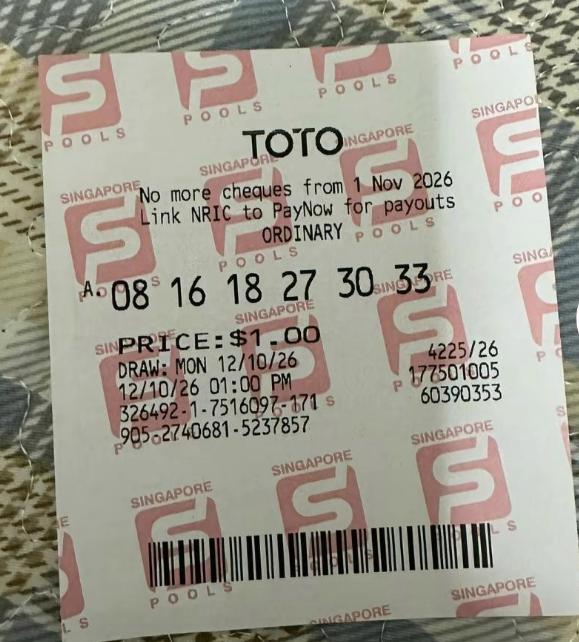 有人梦到号码后迅速出票：081618273033，不过打出的并非双色球