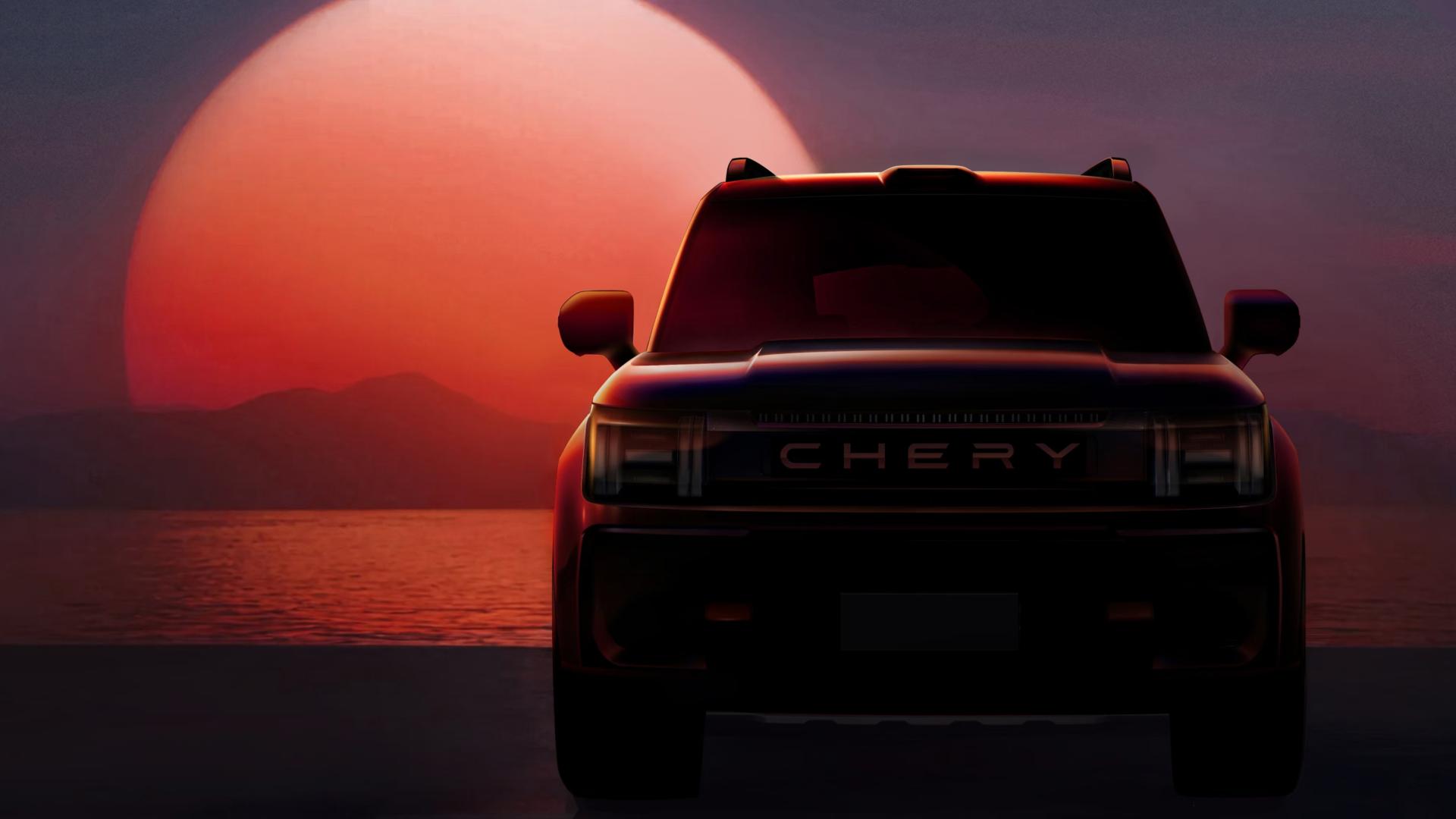 硬派越野SUV?奇瑞瑞虎旗舰版SUV发布首组预告图,3.0TV6有戏?
