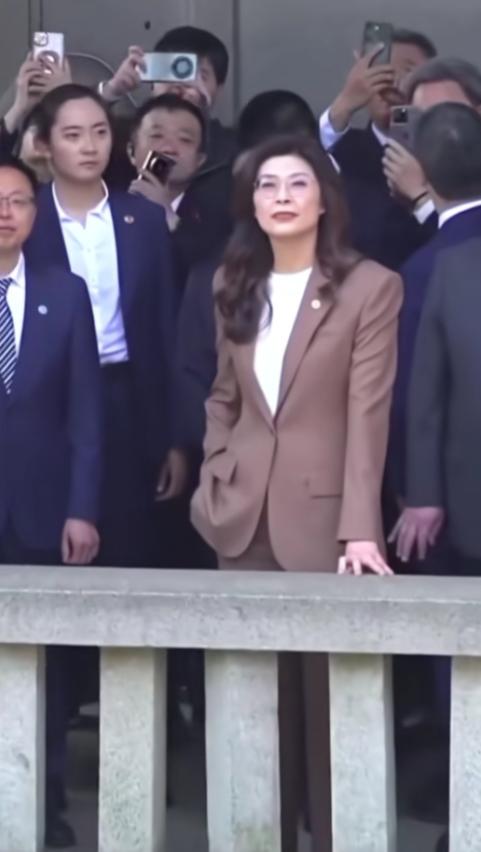 有人断言，仅凭这一张照片，就可以证实，国民党主席郑丽文访问大陆，大陆给予的接待规