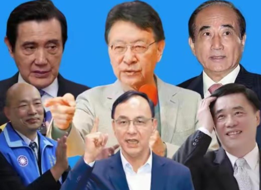 这6人都是去中国化的推动者，都是孙中山创党宗旨的叛逆者，都是台湾回归祖国的绊脚石