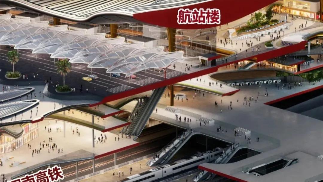 广州机场客流不及成都, 双机场城市太能打, 广州新机场2025年启动