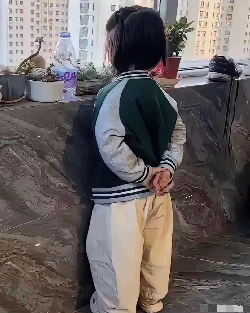 开学第一天被老师封了一个“官”做，回到家就一直背着手在阳台上这样站着，目视远方，