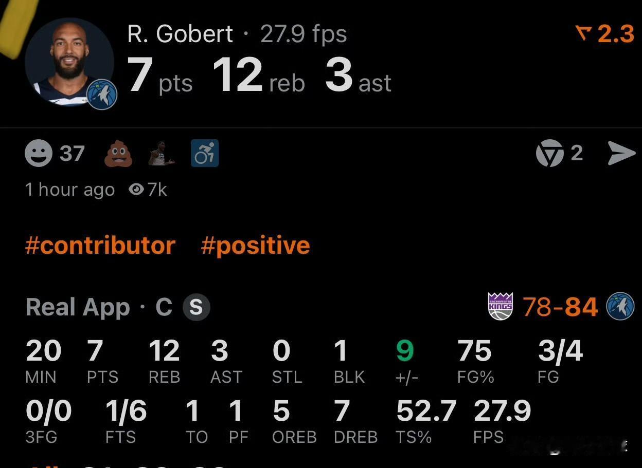 要交易了？戈贝尔突然退赛！今天森林狼队对阵国王队的比赛，戈贝尔在第三节出战4