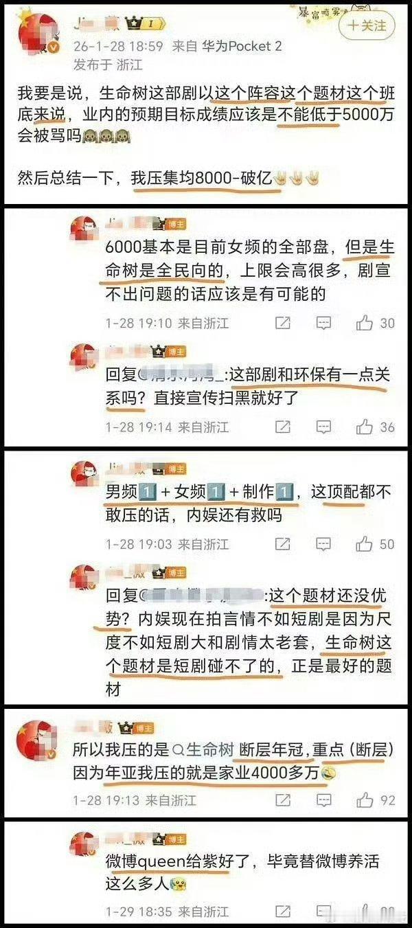 导演回应生命树热度不够爆生命树就与“爆”不沾边，目前cvb1.6保卫战，播放量无