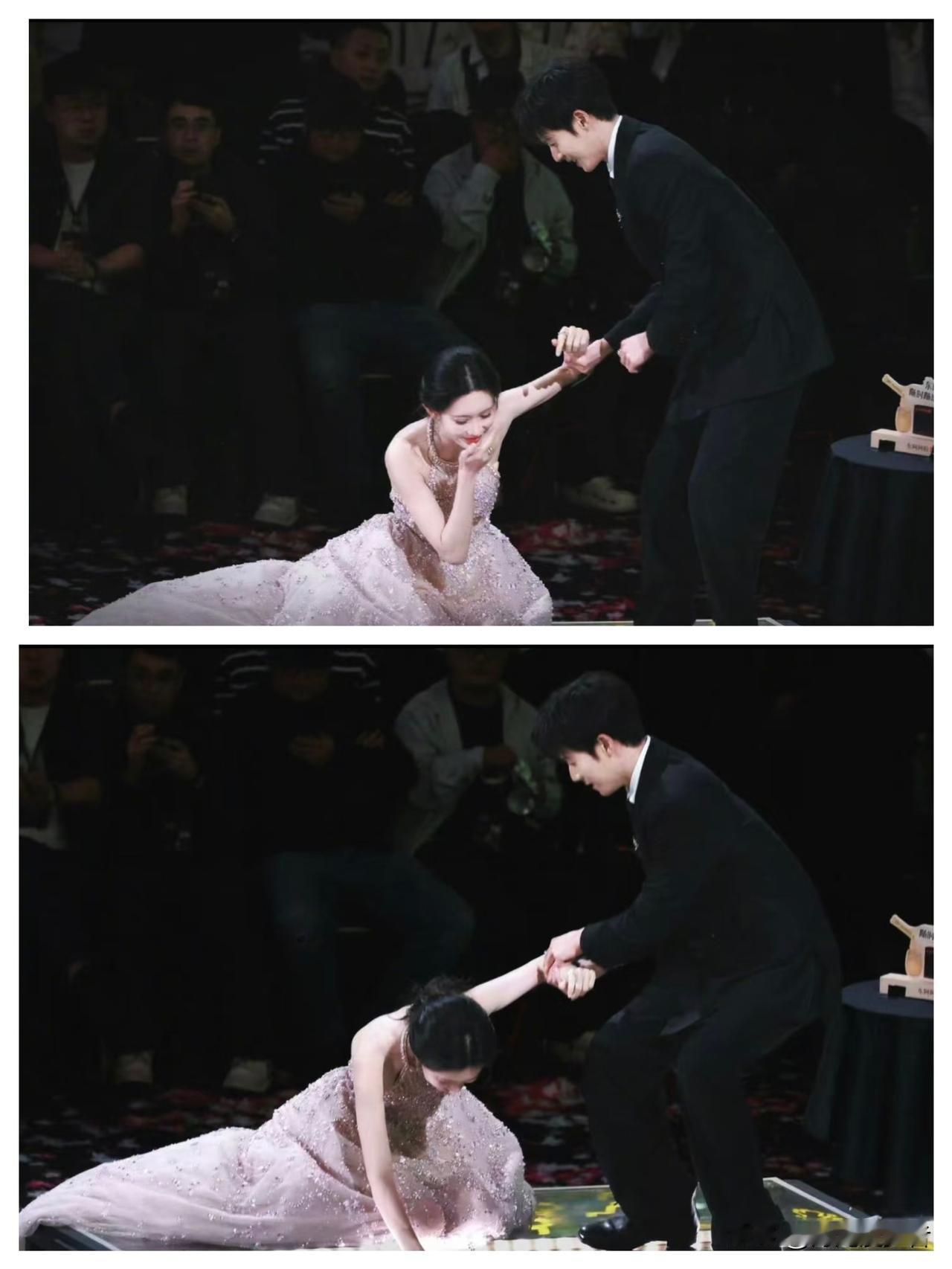 我有强烈预感孟子义星光大赏这一摔，娱乐业活动现场设计要变天了！不是因为影响力大