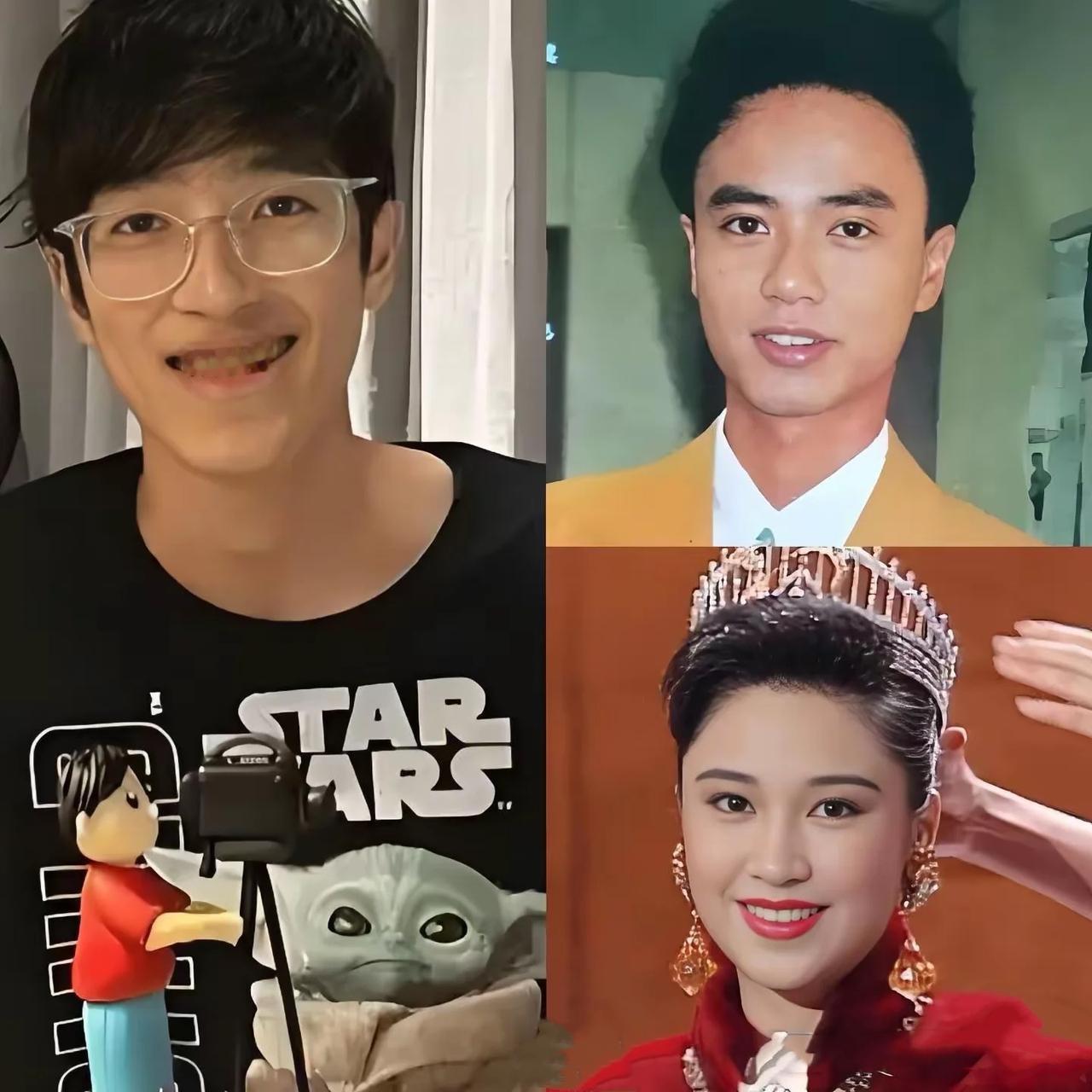 李克勤和卢淑仪的儿子竟然撞脸刘翔，白瞎好基因了！李克勤和老婆卢淑仪是在1992