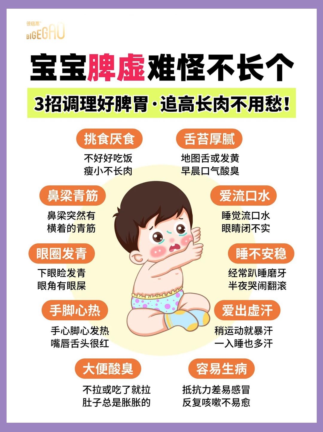 宝宝脾虚难怪不长个3招调理好脾胃.追高长肉不用愁家有挑食娃的宝妈真的太懂了