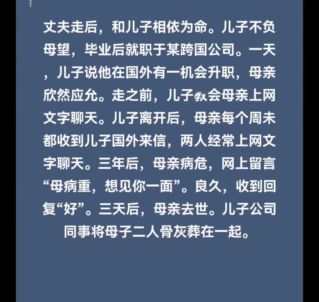 感人至深的人间故事