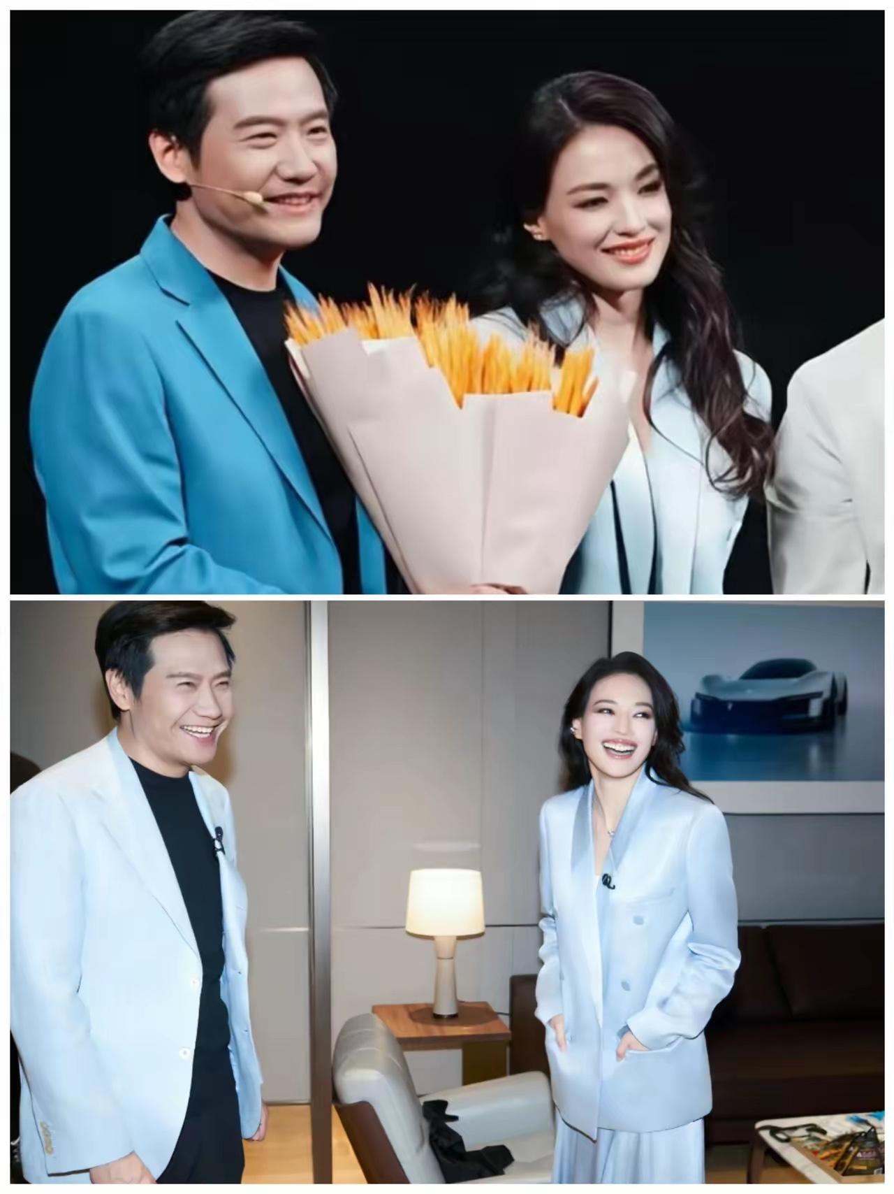 我能接受舒淇快50岁，也能接受雷总比她大7岁，可我真接受不了，这俩人一把年纪，颜