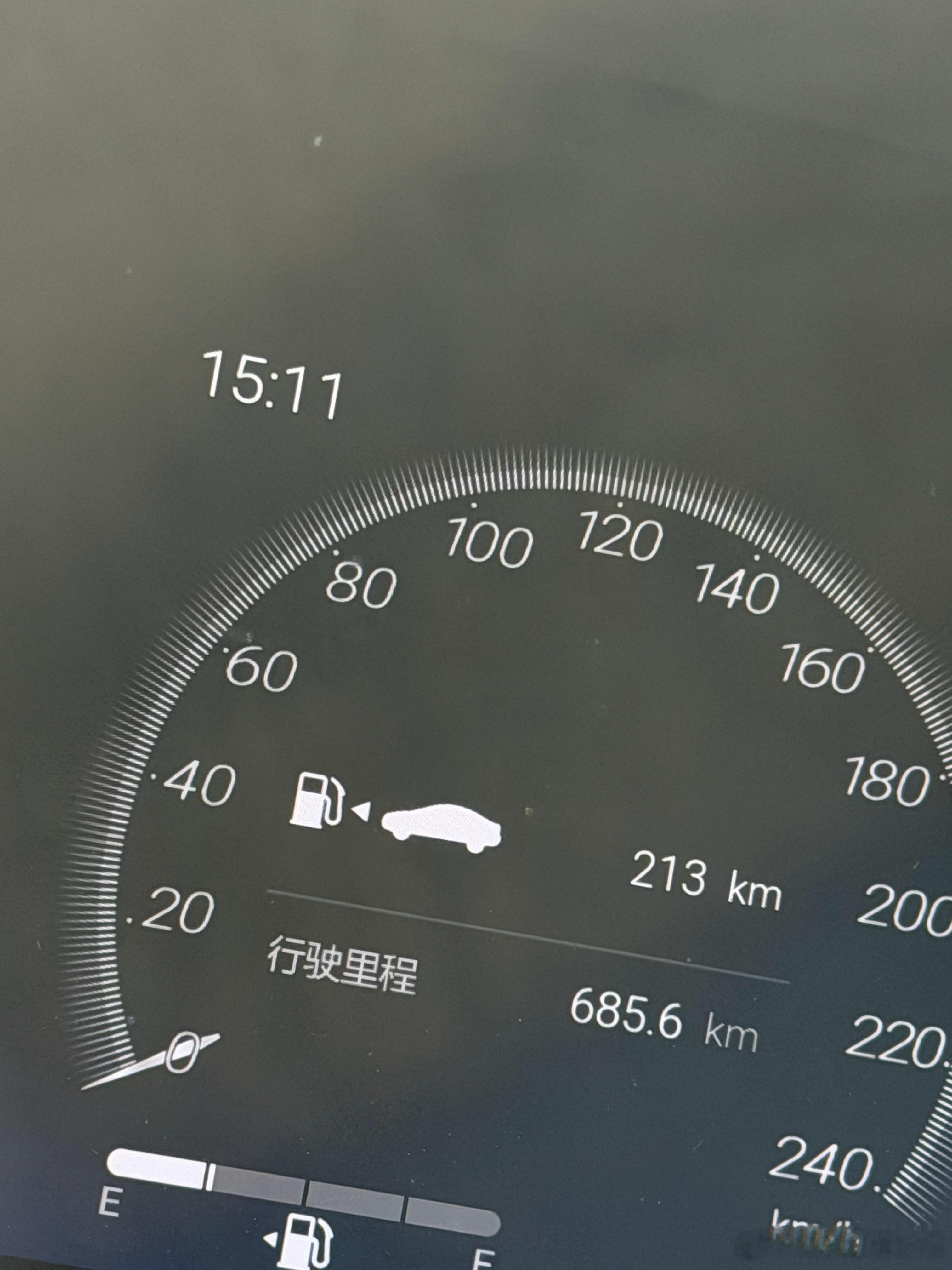 作为一个电动车车主，油耗我没概念但是这个续航也太准了…平时6折7折习惯了，猛的开