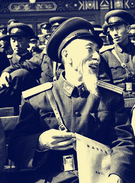 1955年大授衔时，一位77岁高龄的中校坚决不肯遵守规定刮掉自己的胡子，有关人员