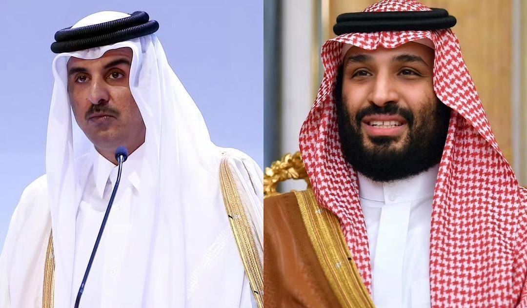 头上都带着头巾的沙特与阿联酋发生冲突了，记住，沙特的是以红白格子系法复杂层叠，而