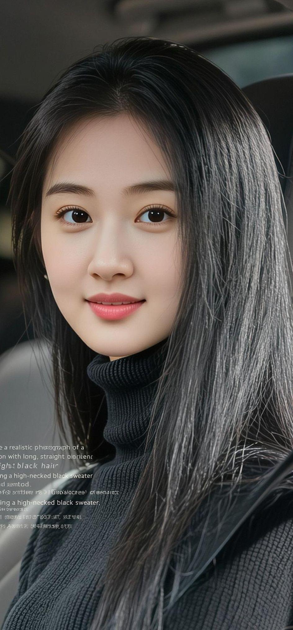 AI黑发女神的风采爱拍照爱生活我想等那个特别特别想见我的人