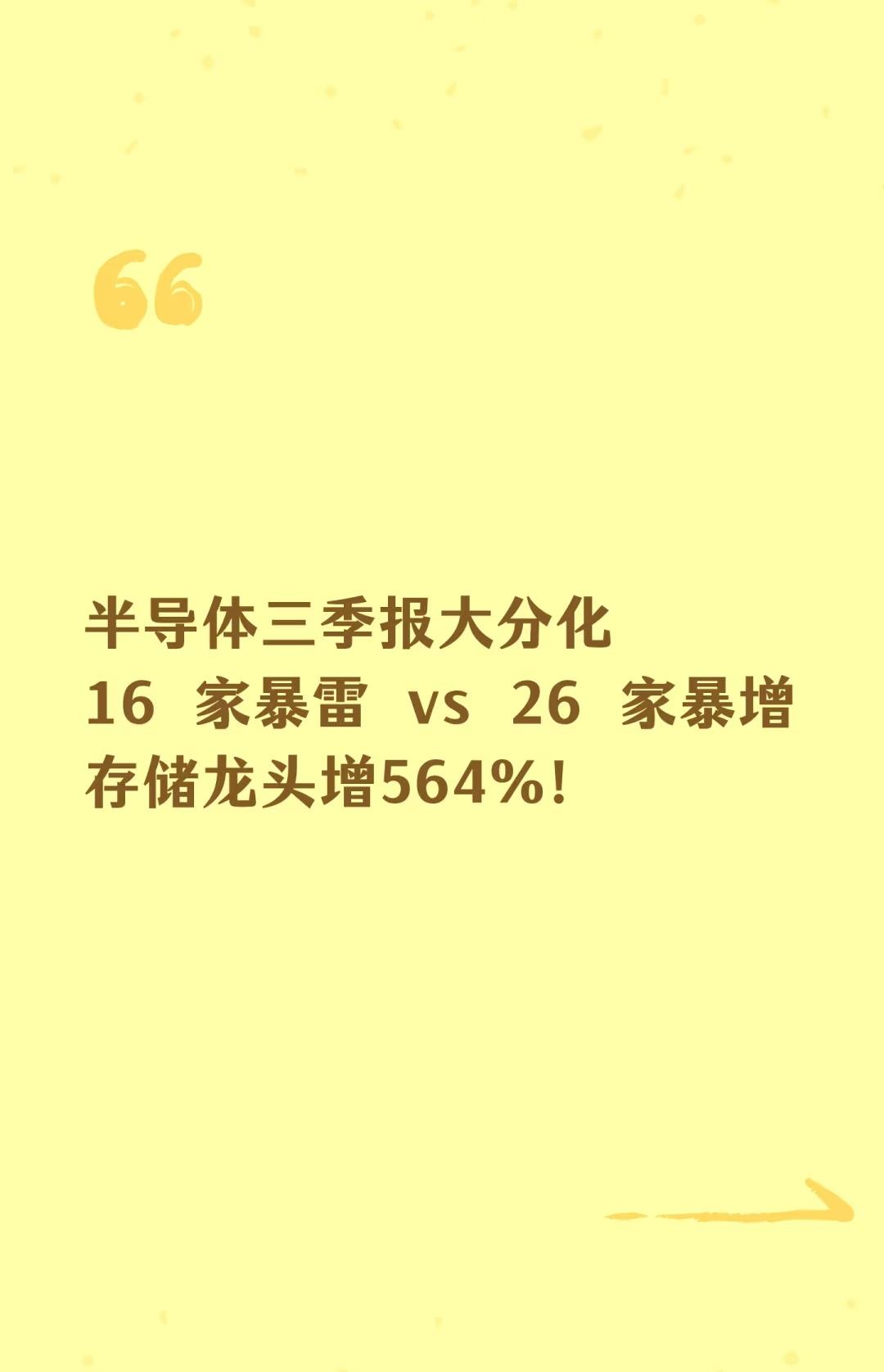 2025年半导体行业上市公司三季报的整体业绩表现,呈现出“大分化”的显著特征,具