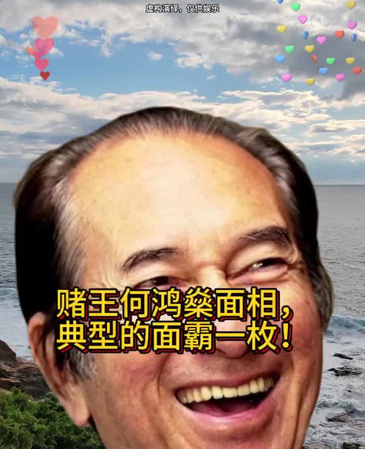 赌王何鸿燊面相，典型的面霸一枚！何为面霸？其实赌王何鸿燊就是面霸的类型。其实