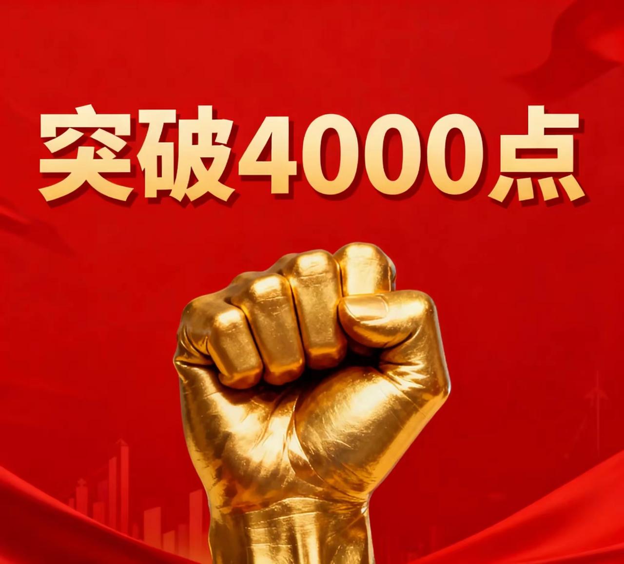 4000点是加速点，只是路过，不是压力位！很多人把这波行情看错了，在半年之前我