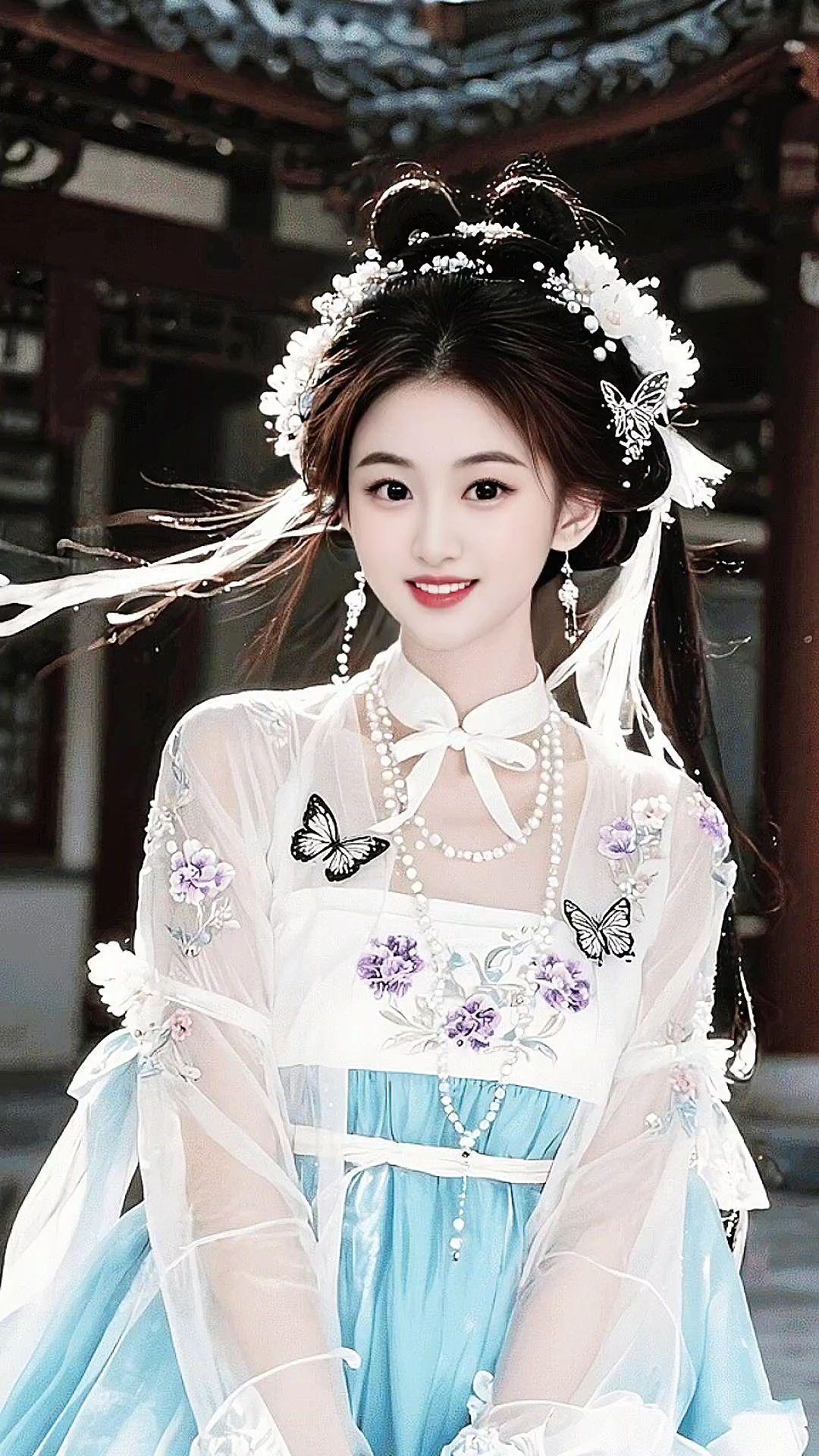 甜美古风古风悦己古风甜妹穿汉服这么拍仙气十足古风美人