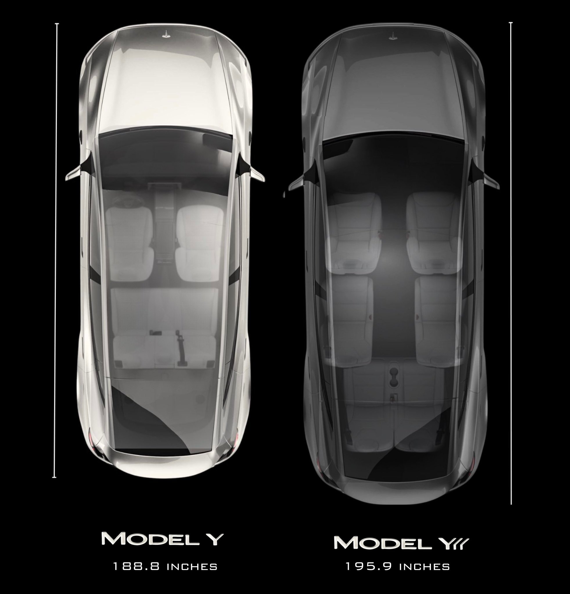 网友P的特斯拉ModelYL6座布局过道能有这么宽？🤣​​​