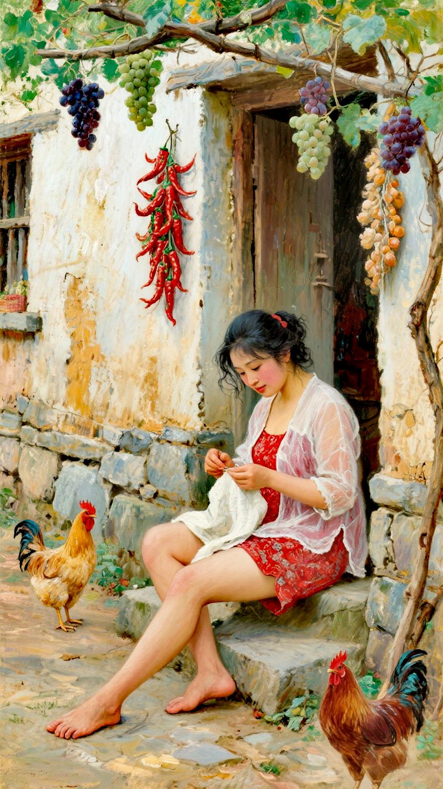 绘画题材 烟火人间