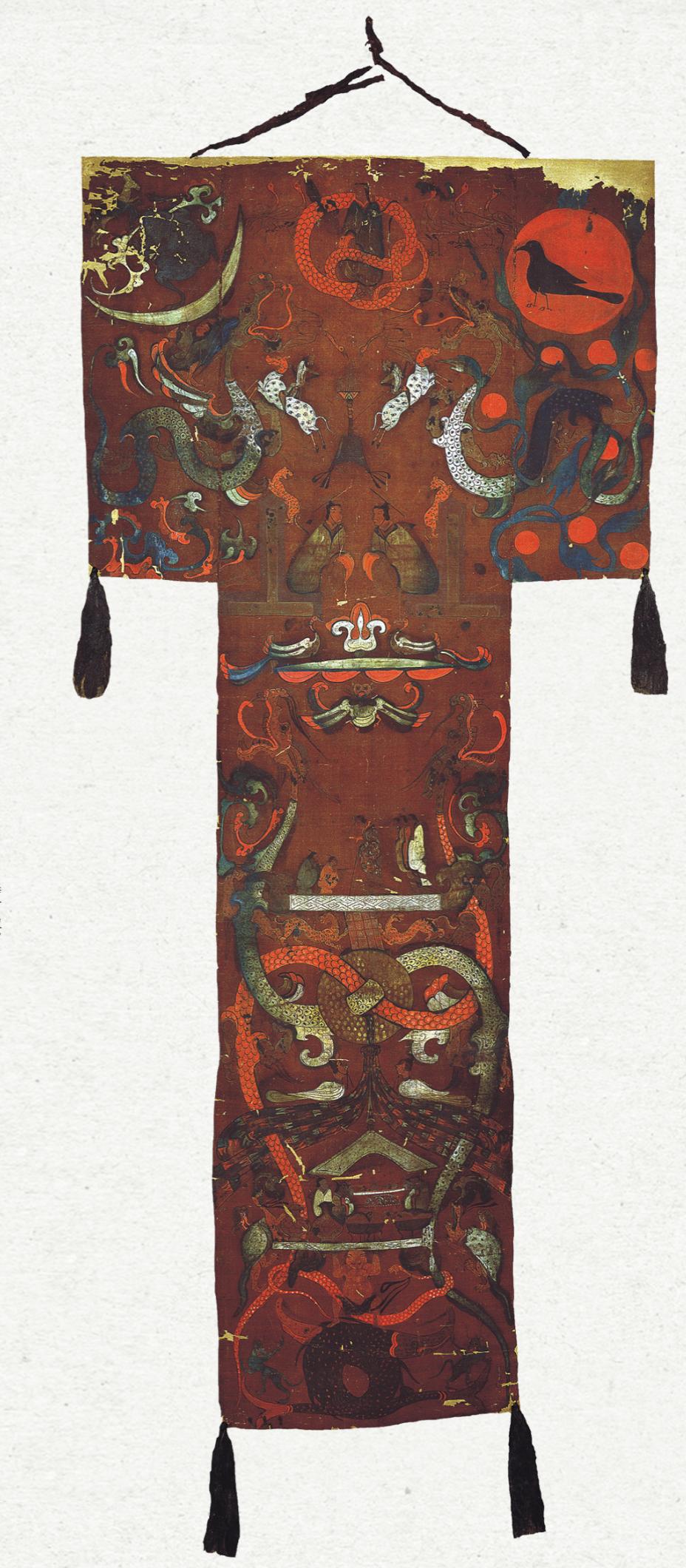 揭秘马王堆汉墓T型帛画：汉代神秘“宇宙观”的绝世珍宝！提起中国古代的绝世文物