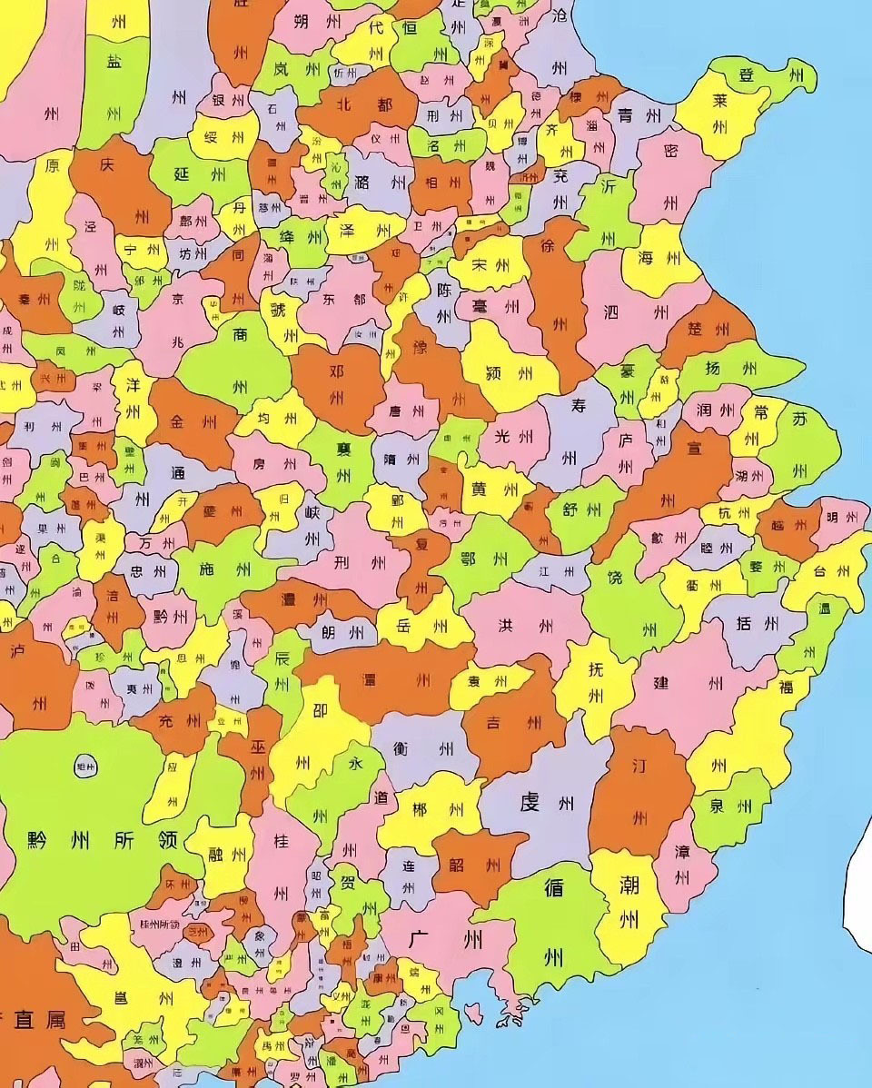 要是穿越唐朝，你还能认识自己住哪个州吗？