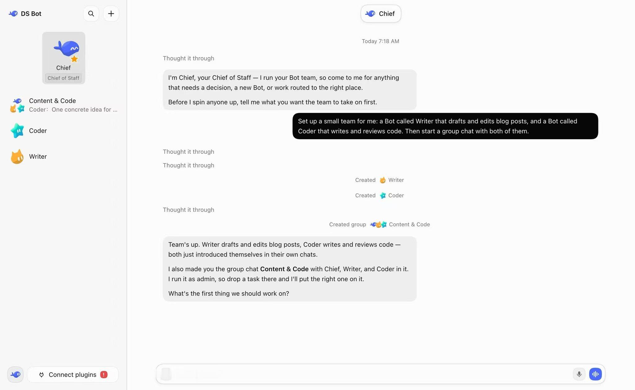 Deepseekbot来了。这是一款基于deepseekharness的开源