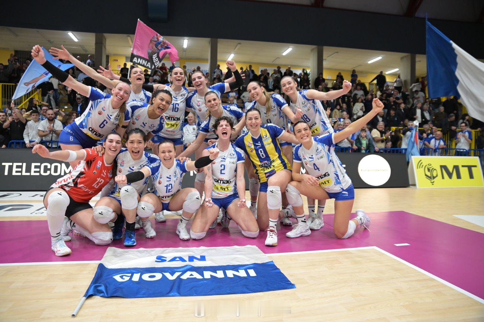 【意甲女排圣乔瓦尼四连胜距保级再近一步庄宇珊16分4发】国际排坛战报速递中国排