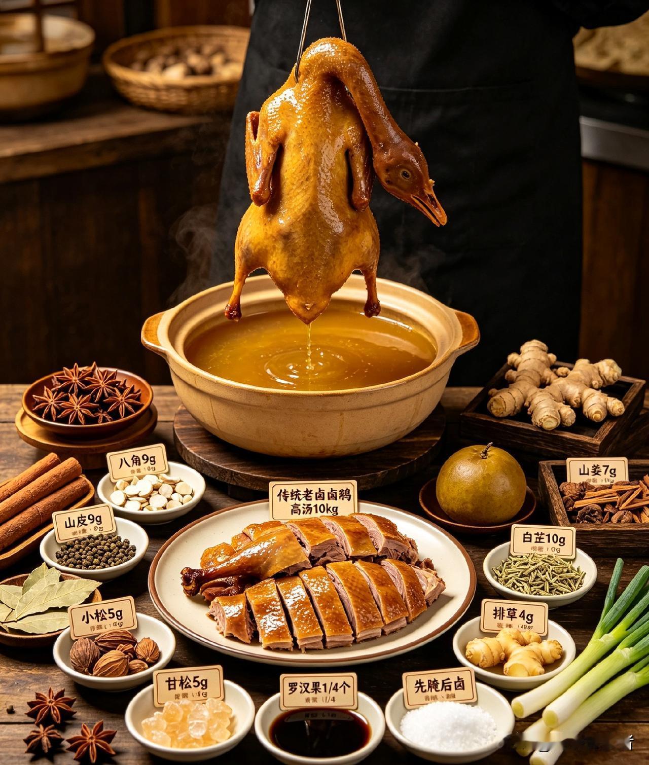 一口入魂！揭秘卤水鸭香料的宝藏配方每次路过卤味店，那股卤水鸭的香味都能把
