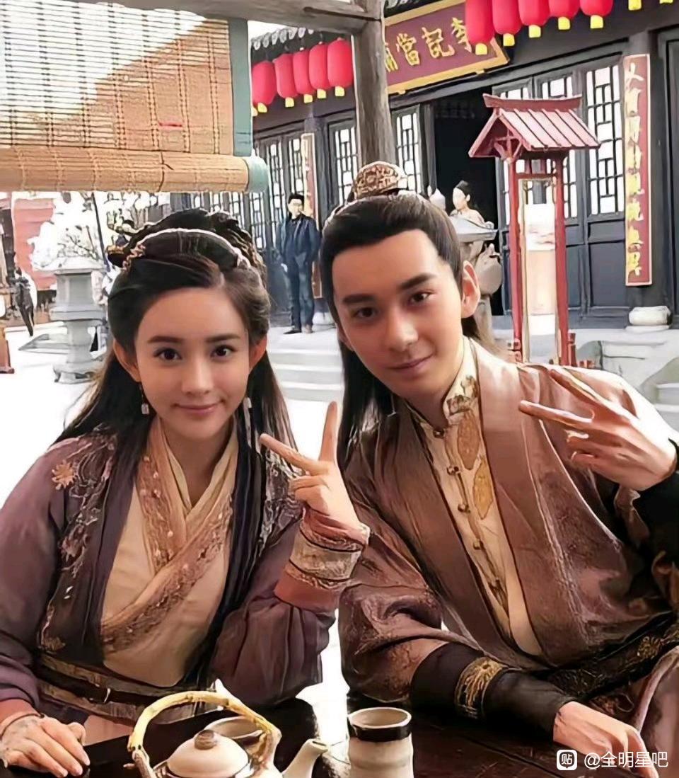 射雕英雄传里的陈星旭和孟子义，孟姐早期太美了吧​​​