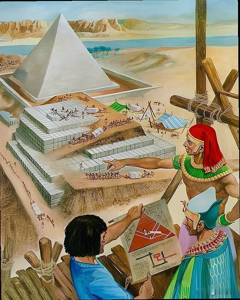 四千五百多年前，古埃及的工程师们在建造吉萨大金字塔时展现出了非凡的技艺。他们通过