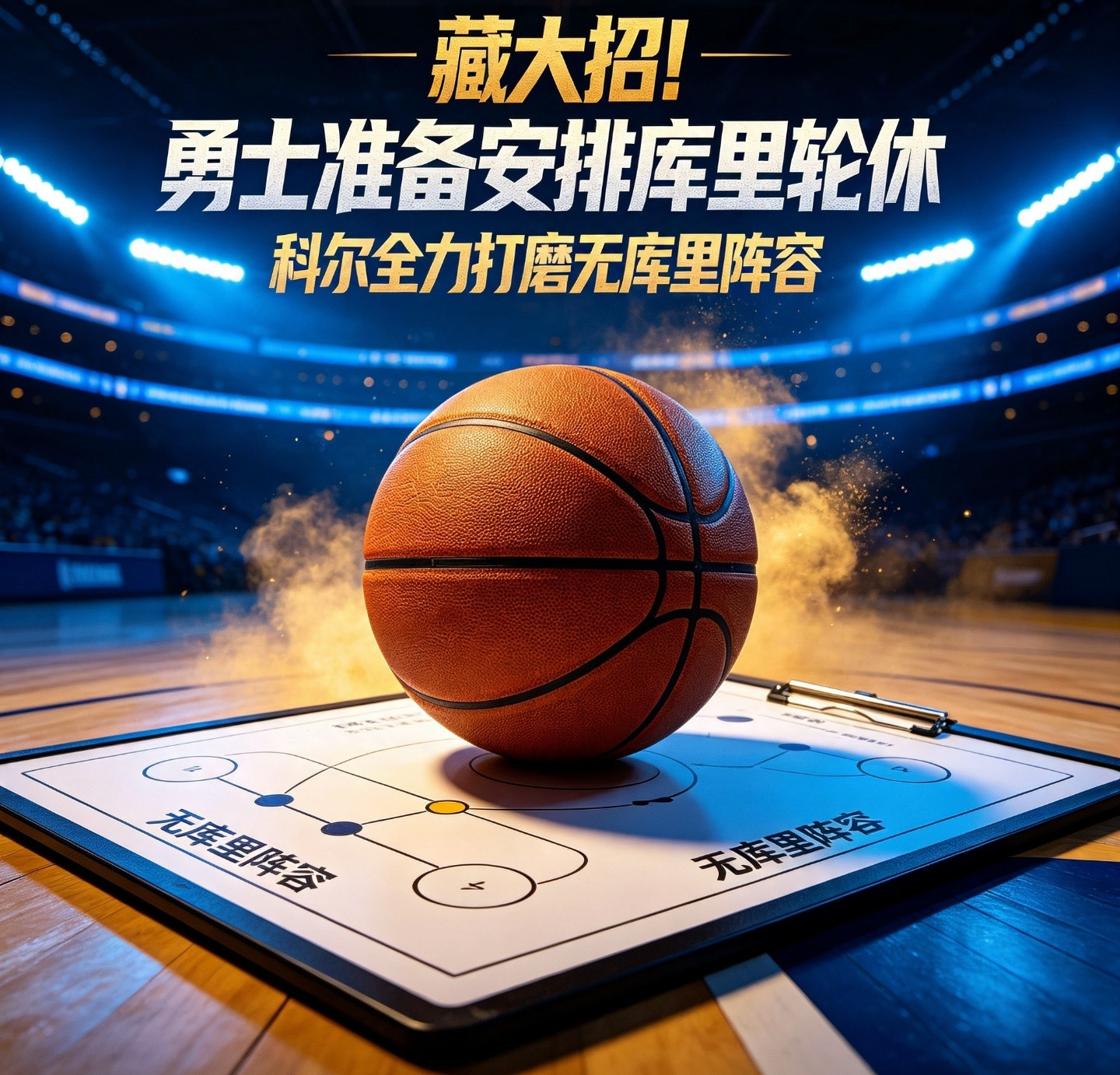 38岁的库里，依旧是勇士的灵魂，但新赛季勇士已经做好库里轮休的预案，主教练科尔正在抓紧考察、打磨缺少