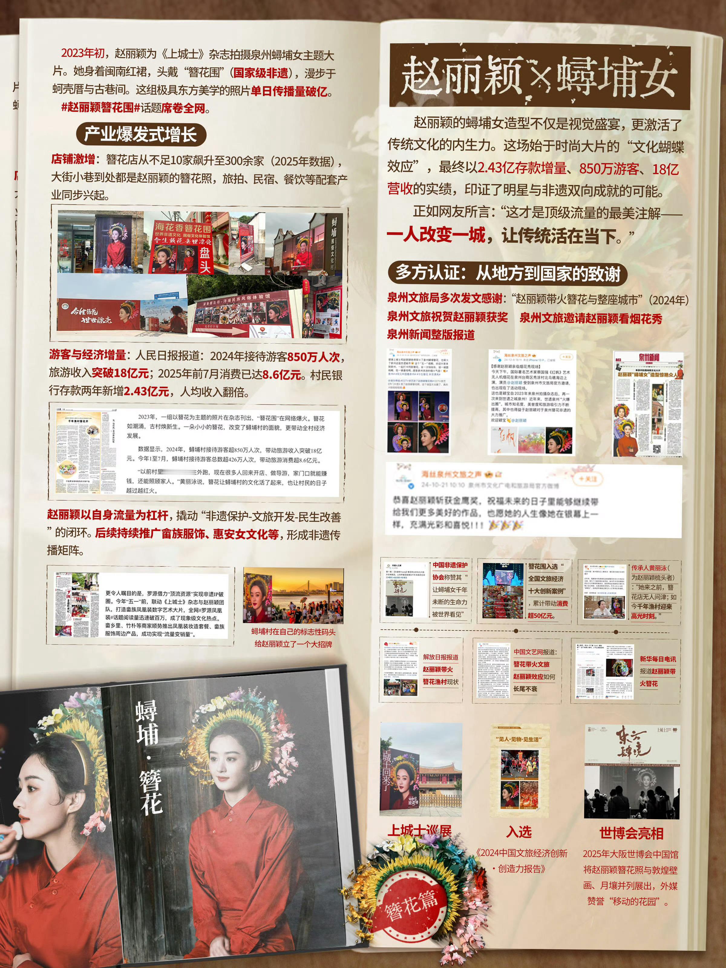 永远为赵丽颖感到骄傲这是实打实的为文旅民生做出贡献自己始终低调直至官方一