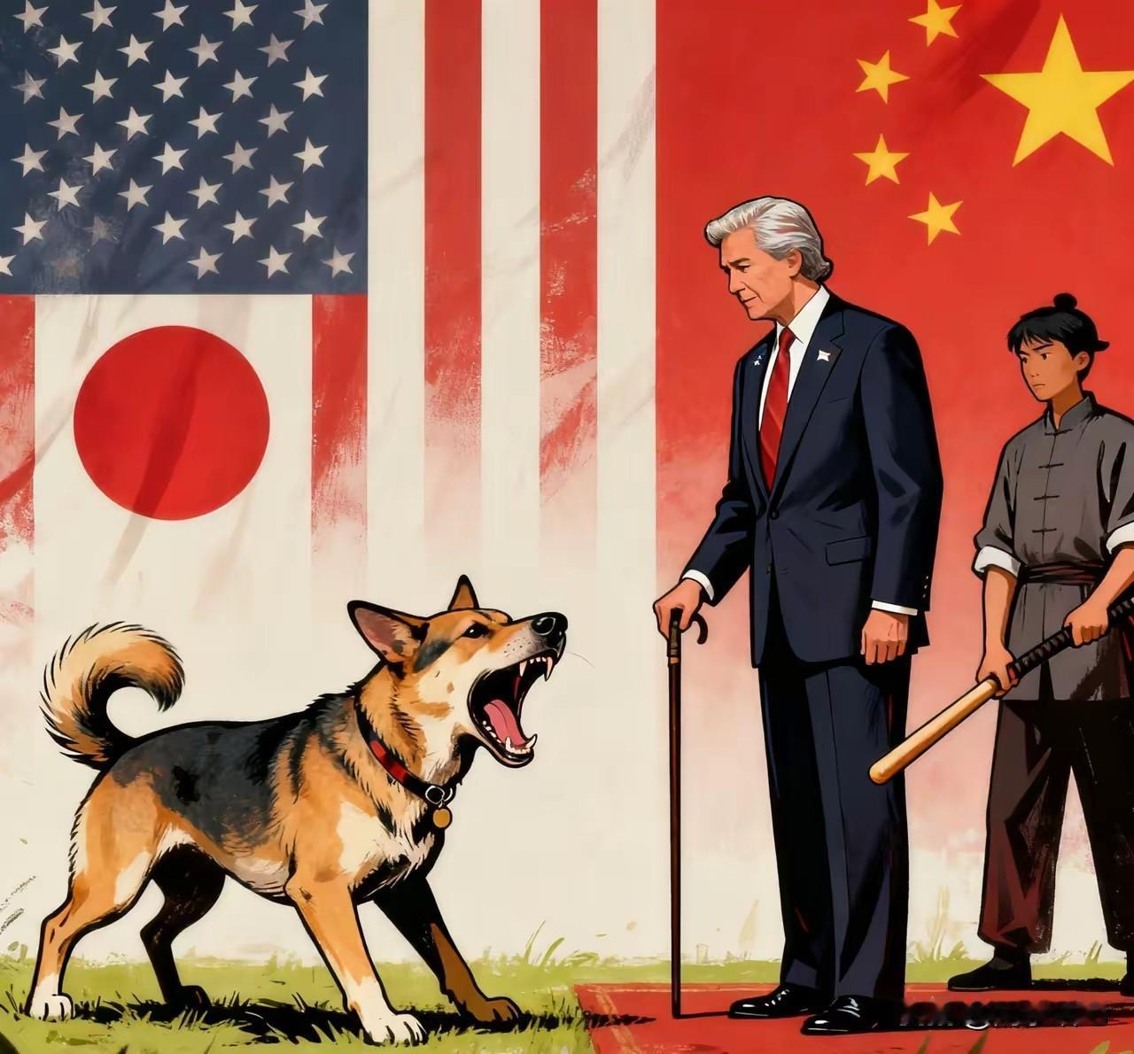 狗主人出来训话了！特朗普放下中方电话，立即要求与高市早苗通了话，看来，中方的关切