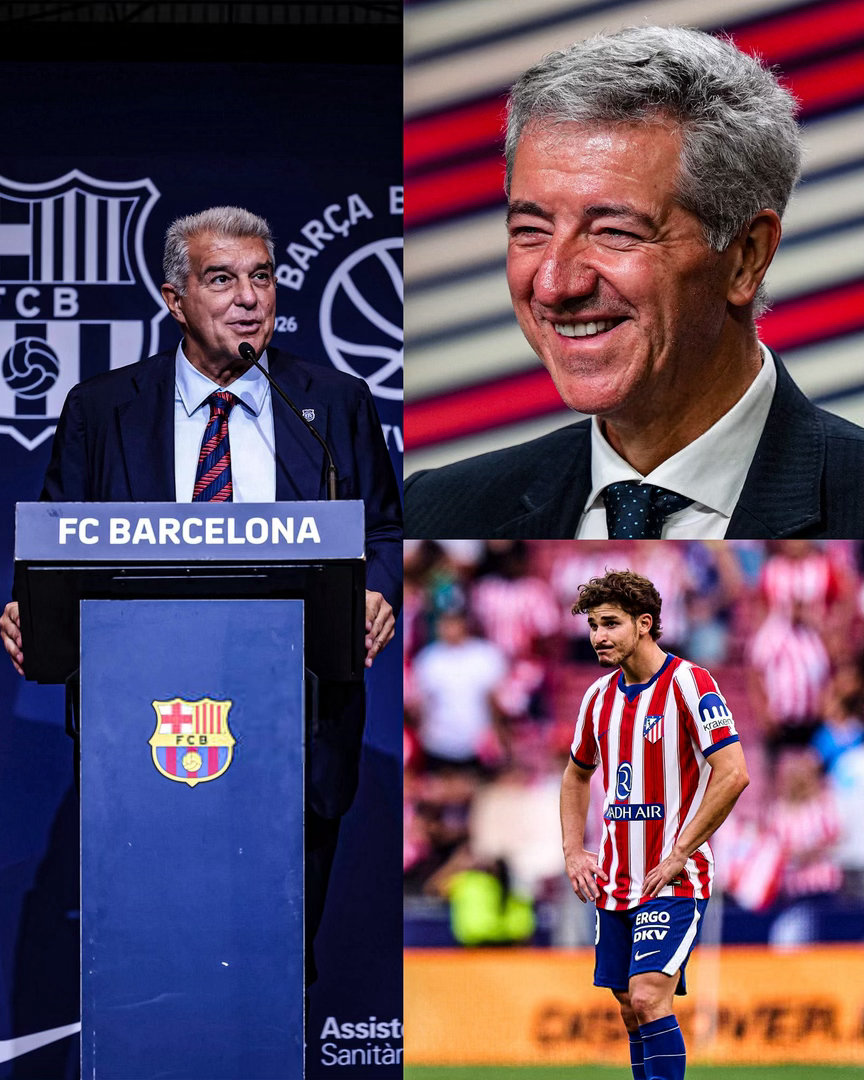😳🇪🇸拉波尔塔解释了他是如何与吉尔·马林就阿尔瓦雷斯的转会进行谈判的：“我