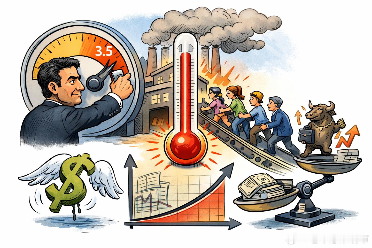 通胀目标松绑到3.5？沃什时代的美联储，可能用更热的经济换一口劳动力华尔街最近抛