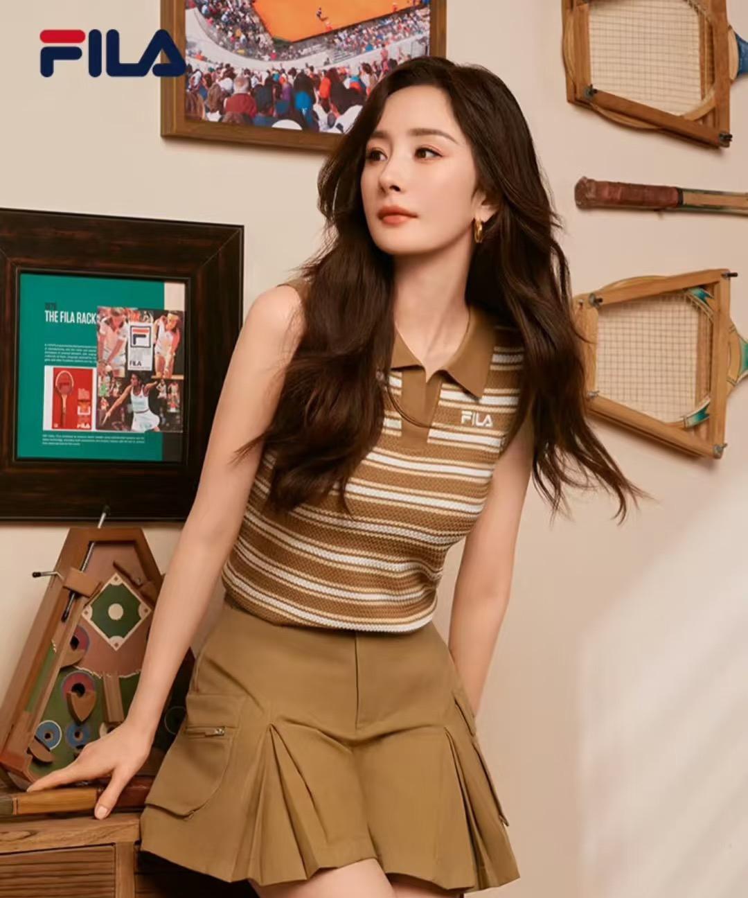 杨幂最新FILA美照～