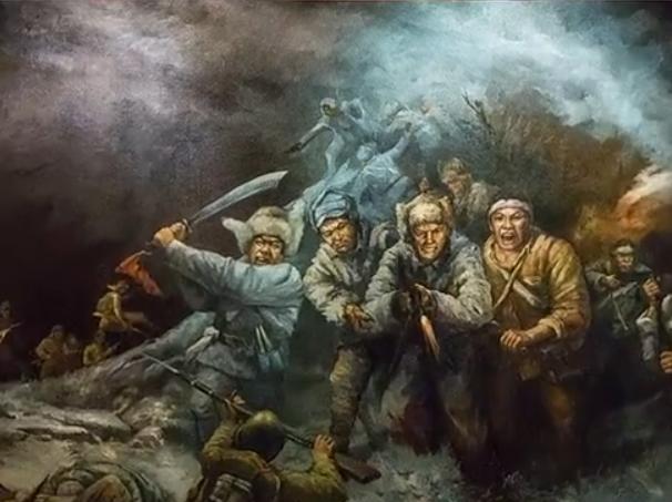 1942年，一日本人为掩护东北抗联的战士们撤退，和追击的日军战斗到最后一刻，终因