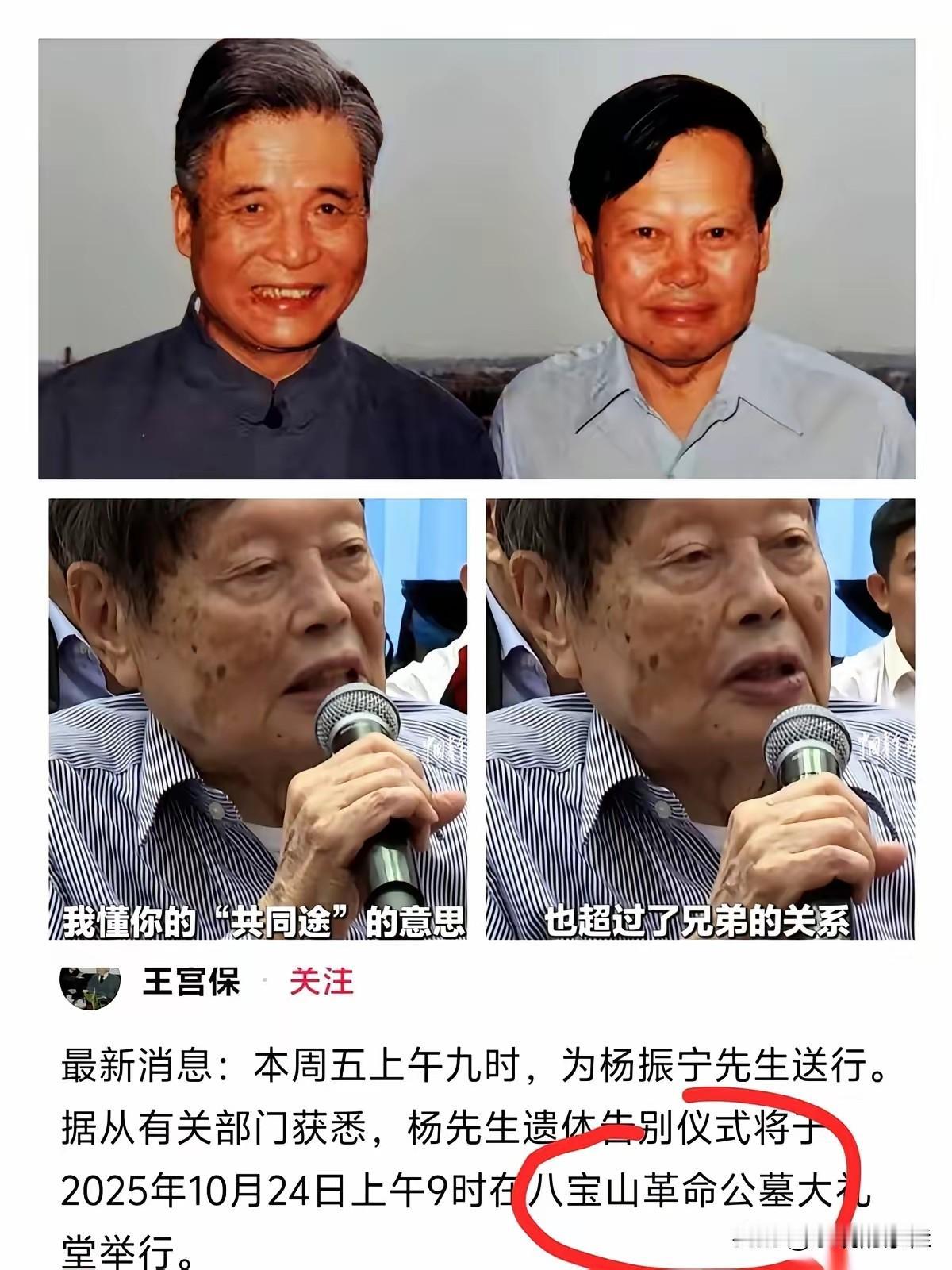 我开始有点理解杨振宁了。杨振宁这么卓越的科学家，谁会不钦佩啊？不仅是因为