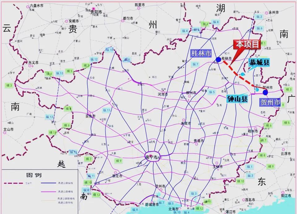 桂钟高速2026年初通车，是桂林至贺州最便捷高速。这条新修建的快速路，预