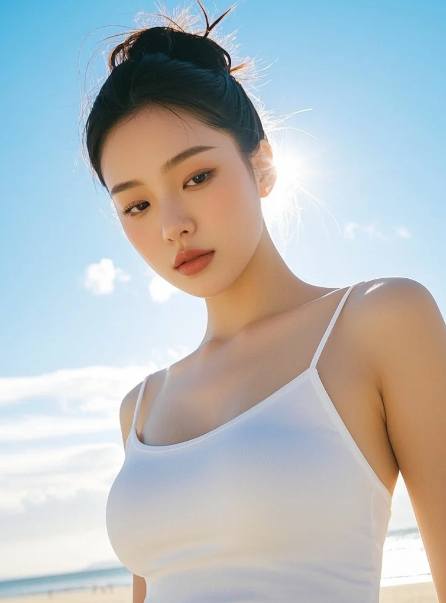 她像一束晨光，照进我心底最柔软的地方。