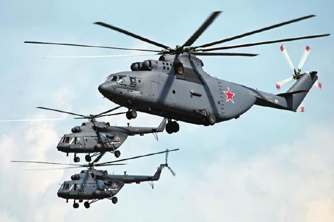 每天认识一件兵器苏联/俄罗斯Mi-26“光环”直升机机身长度：40.03米机身